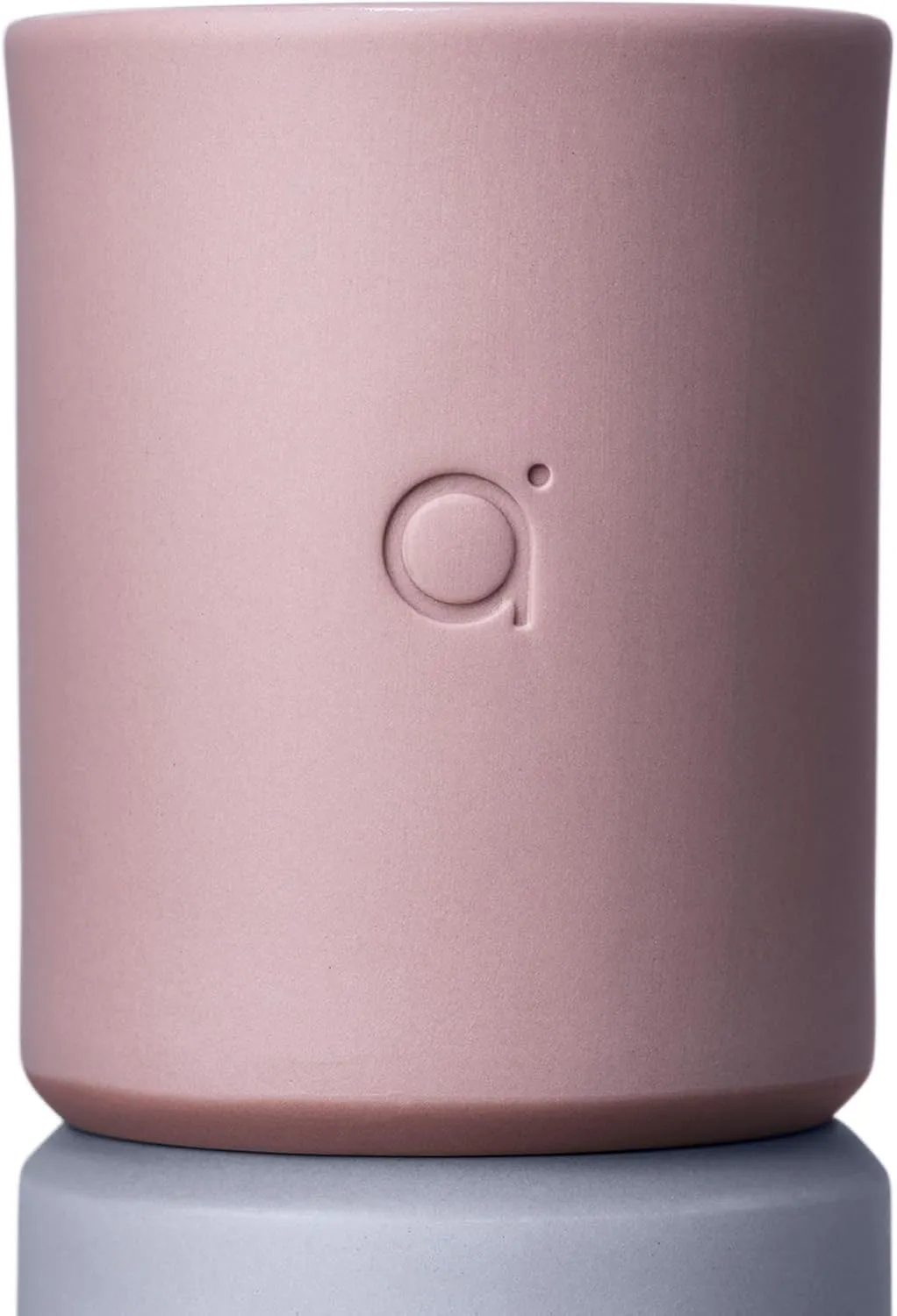 12 oz Ceramic Tilting Coffee Mug (Taupe Pink) - Modern Novelty Angled Espresso Cup for Coffee, Tea and More - Unique & Aesthetic Gifts for Any Occasion