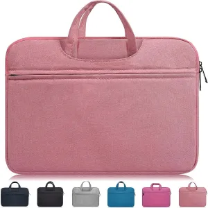 15.6 Inch Waterpoof Laptop Sleeve Bag,Girl/Lady Handbags Portable Briefcase Fit Acer Chromebook 15.6",Dell Inspiron 15,Lenovo Yoga 720 15.6,HP 15.6 inch Laptop,Acer MSI Samsung ASUS Notebook Case,Pink