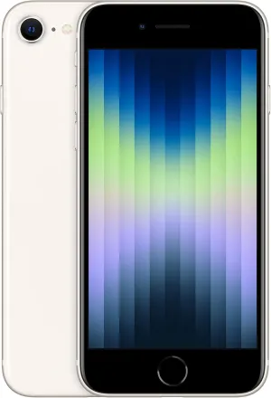 2022 Apple iPhone SE (64 GB, Starlight) [Locked]   Carrier Subscription