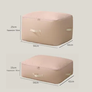 2025 New Portable Space Saver Storage Packing Bags, Portable Compression Packing Cubes for Comforters, Blankets, Bedding (Gray2, M (54 * 42 * 30CM))