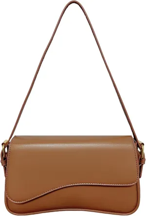 2025 Shoulder Bag for Women PU Leather Shoulder Purse Tote Bag Crossbody Purses for Women Trendy with 2 Removable Straps