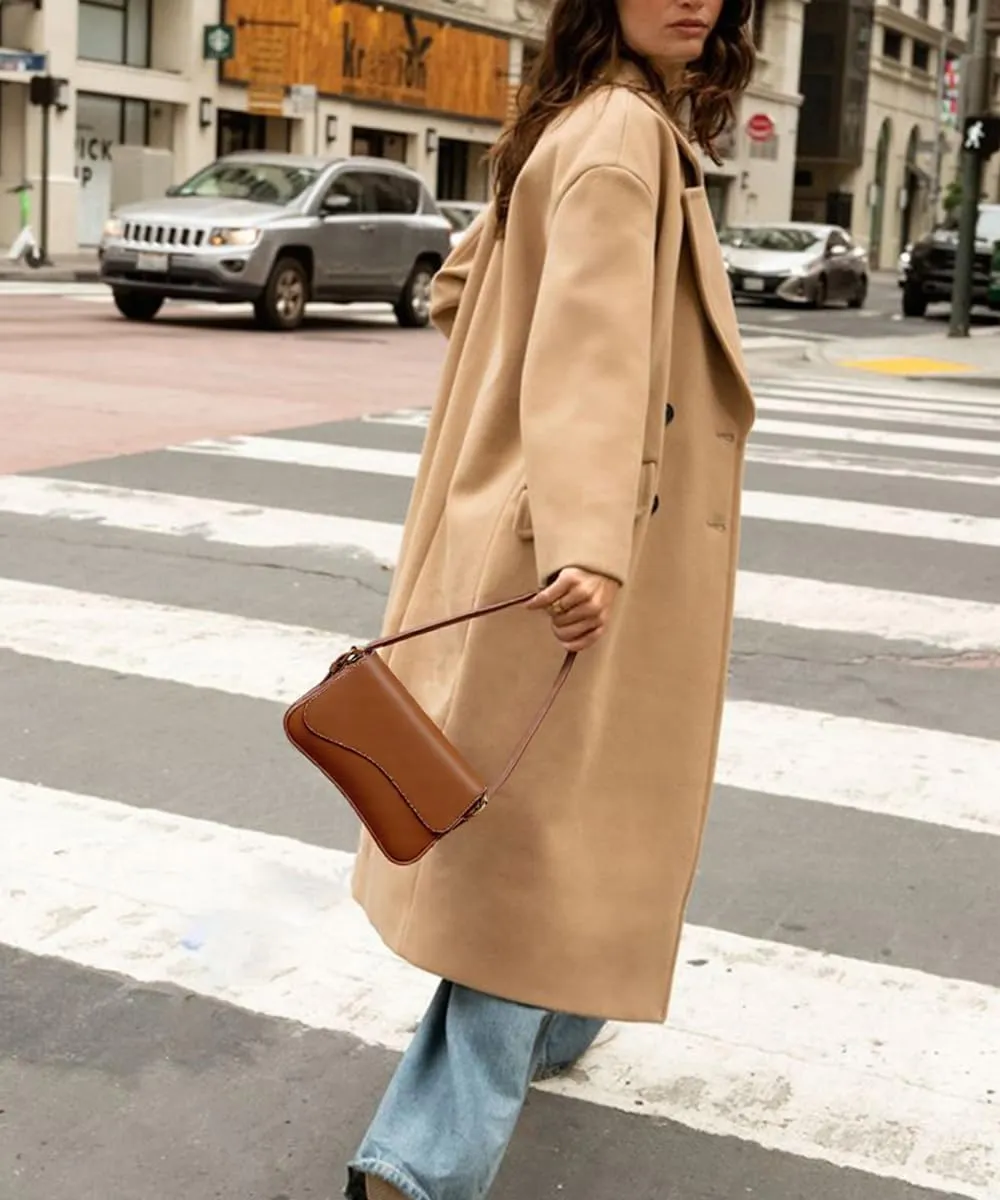 2025 Shoulder Bag for Women PU Leather Shoulder Purse Tote Bag Crossbody Purses for Women Trendy with 2 Removable Straps