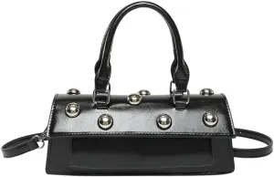 2025 Trendy Spring Y2k 90s Punk Rivet Handbag Purse Small Shoulder Crossbody Bag Retro Studded Clutch Top-handle Tote