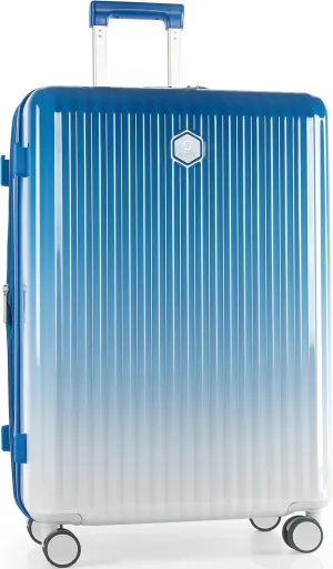 28 "Large Capacity Carry-on luggage, Expandable Suitcase, 100% PC Material, 0° Cold-Resistance (Blue-28inch)