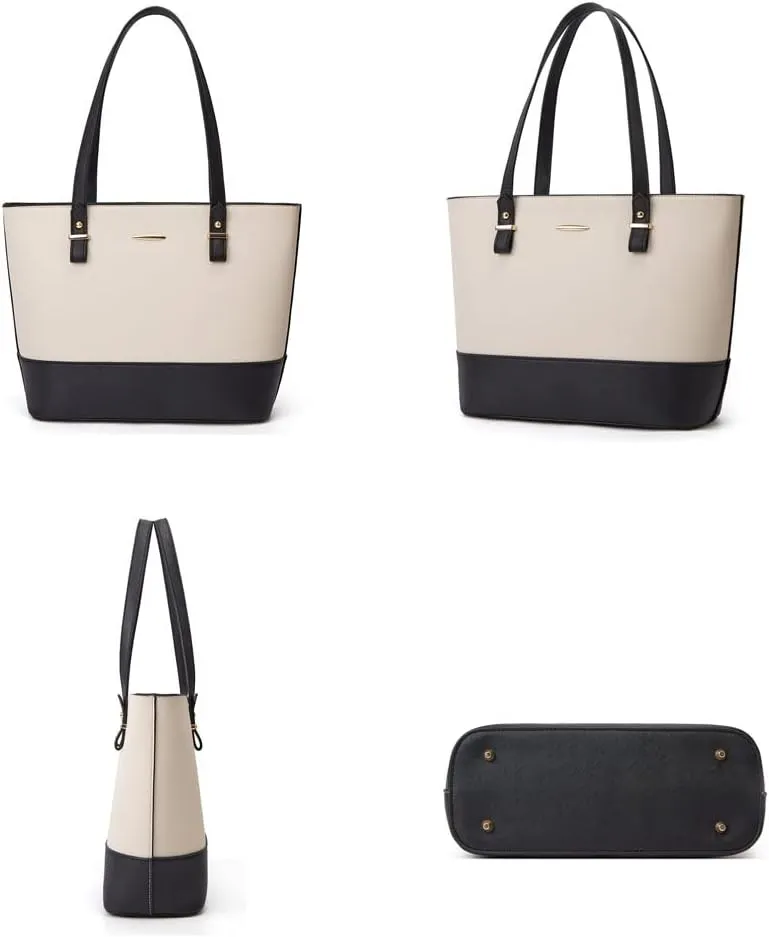 3 Pieces Set Shoulder Bags for Women Leisure Chic Purses and Handbags PU Leather Crossbody Bags Tote Bag for Women Work