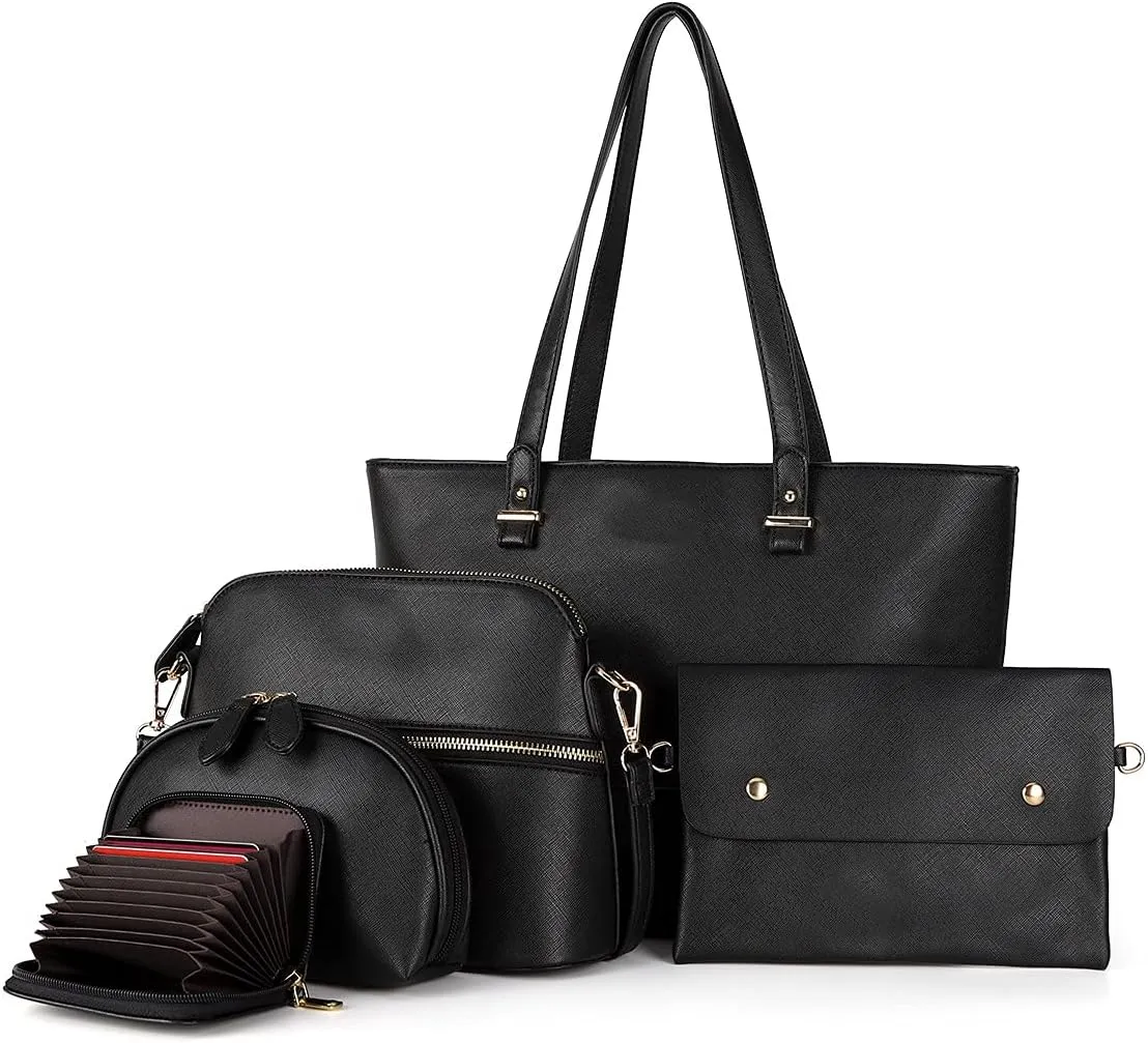 5pcs Purses Handbags Set for Women Shoulder Tote Satchel Bags