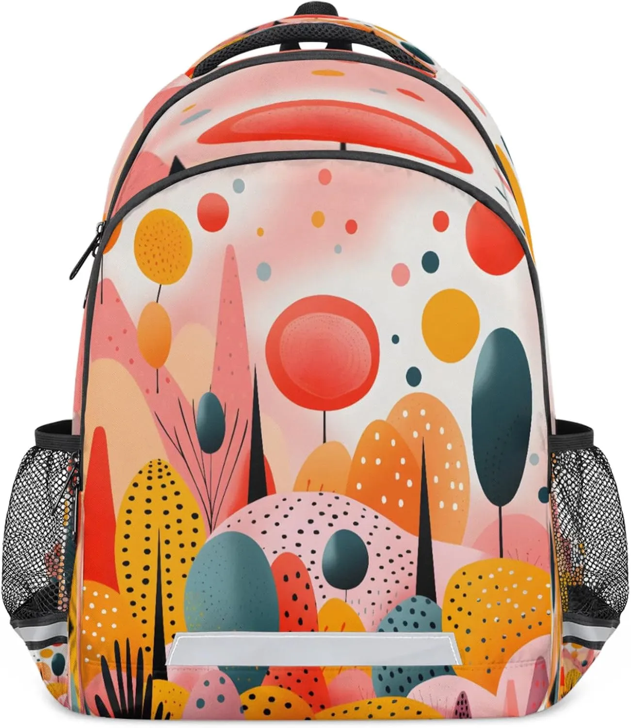 Abstract Graphic Art Pictures Backpack Bags Backpacks With Chest Strap And Adjustable Shoulder Strap For Sports Travel Casual Daypack