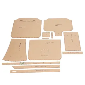 Acrylic Shoulder Bag Pattern Stencil Template Portable Design for Leather Craft