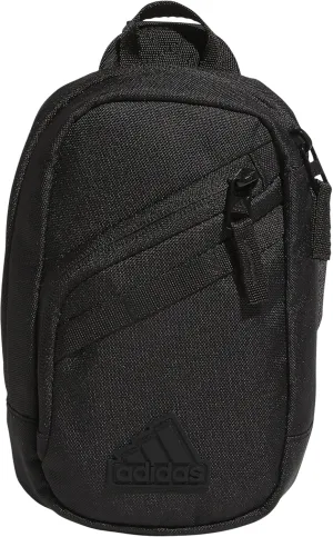 adidas Prime Mini Sling Crossbody Bag, Small Size for Festivals and Travel, Black, OSFA
