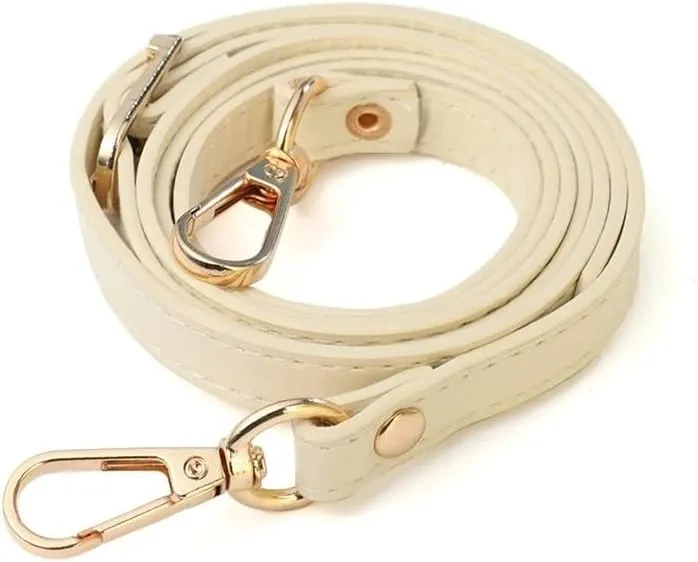 Adjustable Leather Bag Strap for Women Replacement Shoulder Strap for Crossbody Bags Stylish Red Design