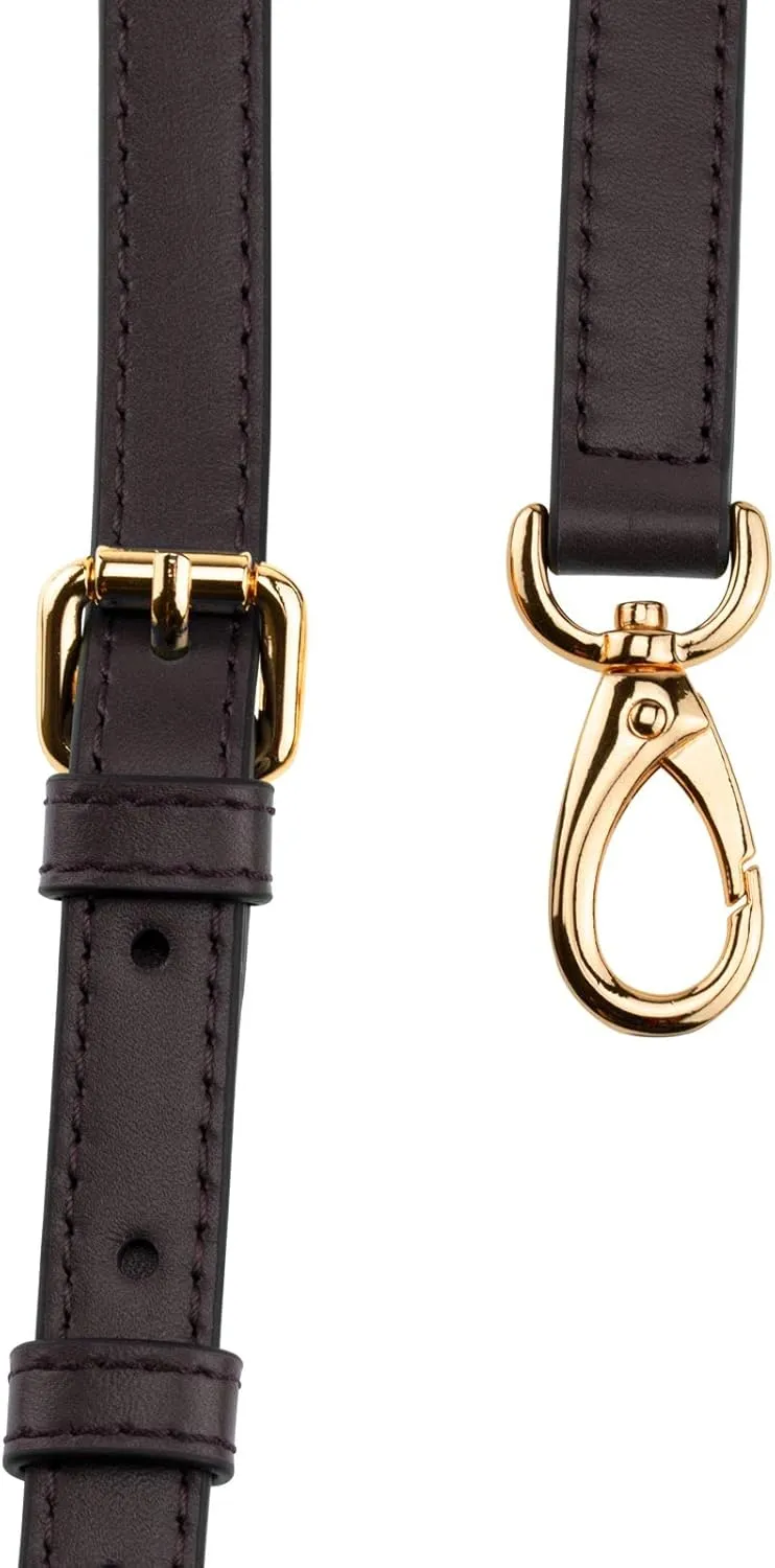 Allzedream Genuine Leather Purse Strap Replacement Crossbody Handbag Long Adjustable