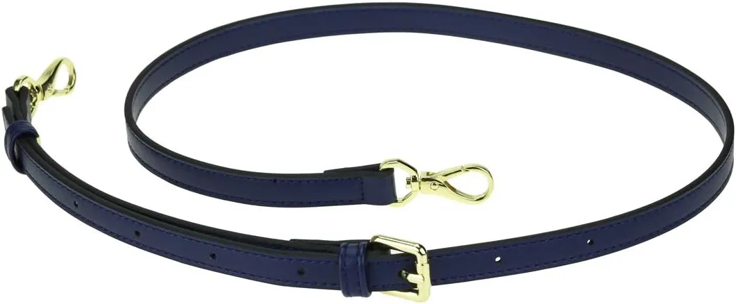 Allzedream Leather Purse Strap Replacement Crossbody Handbag Long Adjustable (Blue)