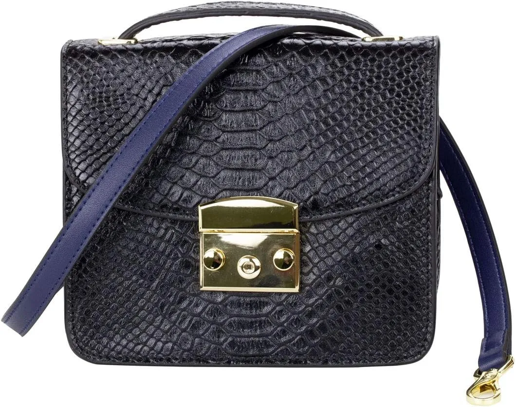Allzedream Leather Purse Strap Replacement Crossbody Handbag Long Adjustable (Blue)