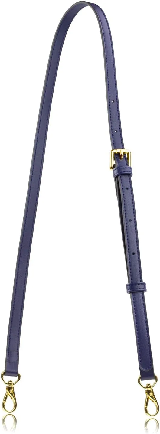 Allzedream Leather Purse Strap Replacement Crossbody Handbag Long Adjustable (Blue)