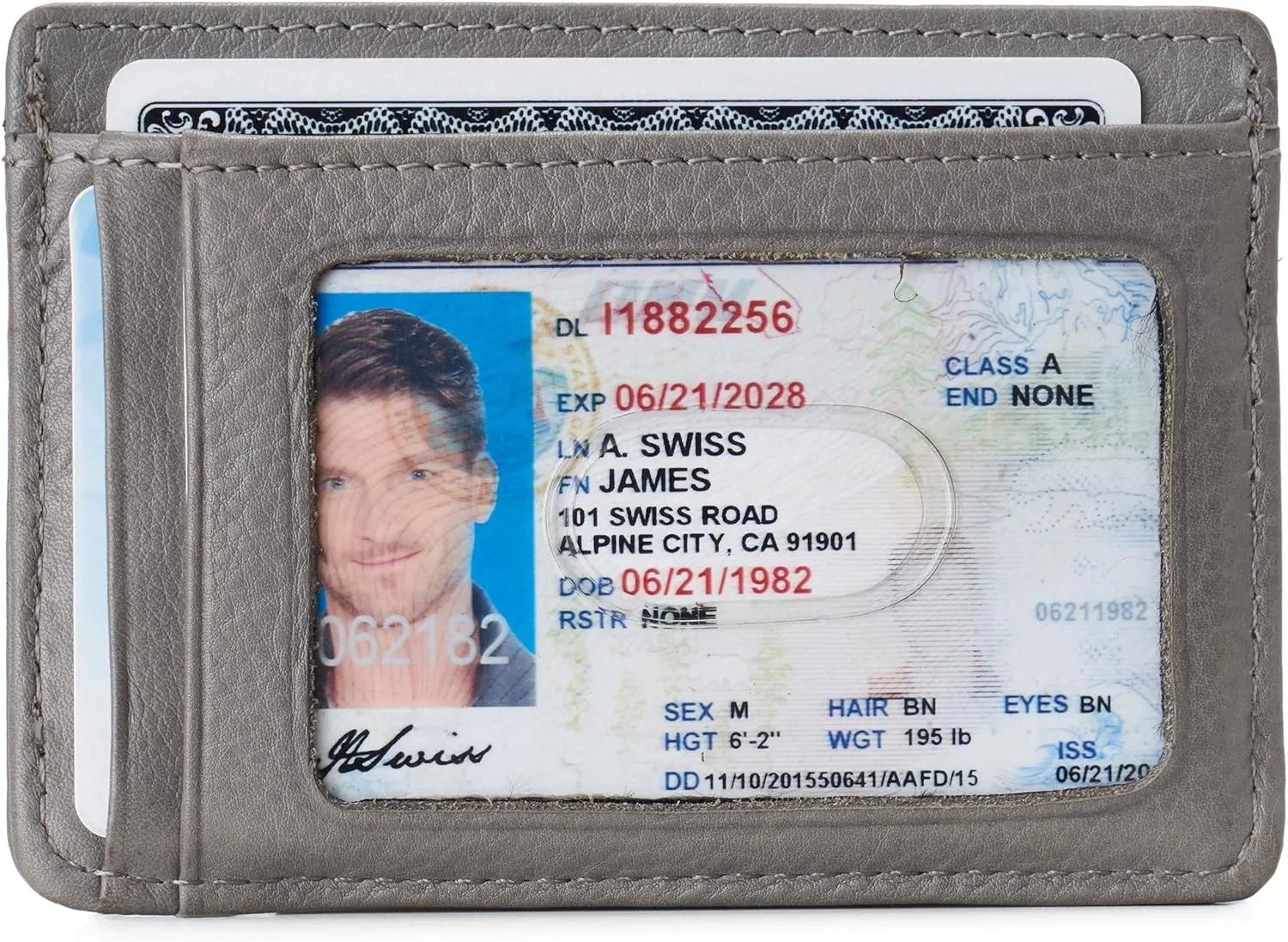 Alpine Swiss RFID Dermot Money Clip Front Pocket Wallet For Men Leather Comes in a Gift Box