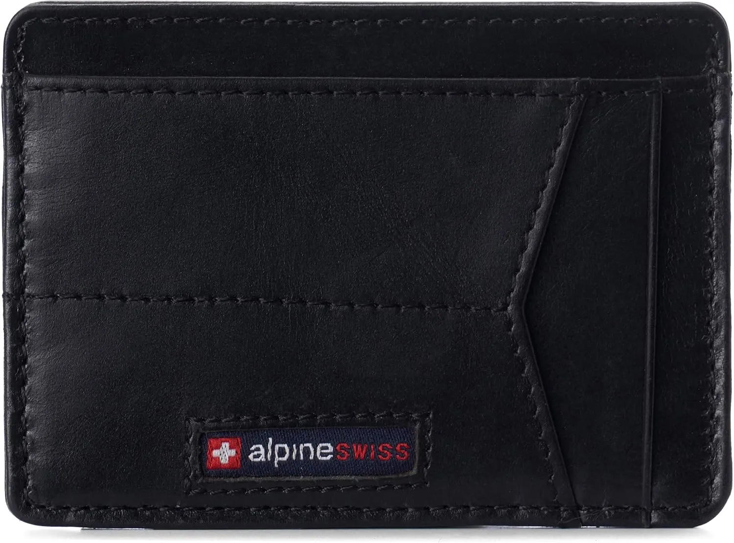 Alpine Swiss RFID Minimalist Oliver Front Pocket Wallet For Men Leather Comes in a Gift Box