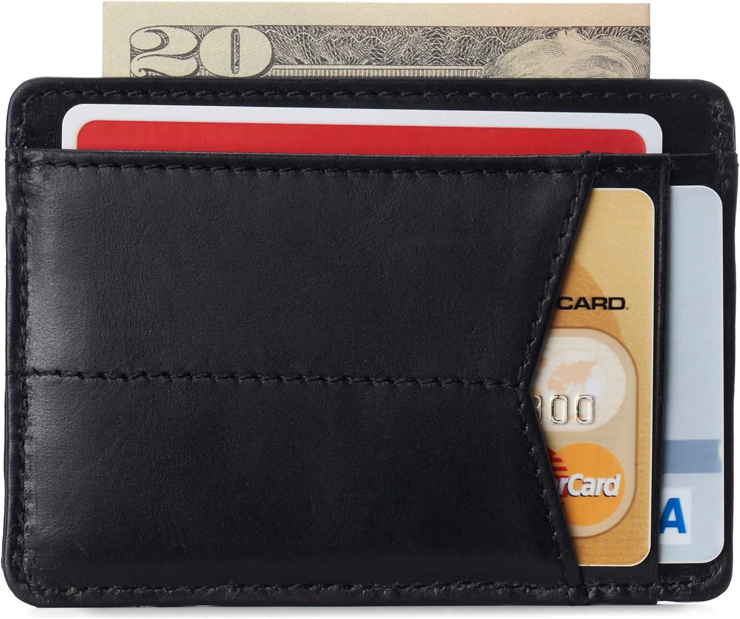 Alpine Swiss RFID Minimalist Oliver Front Pocket Wallet For Men Leather Comes in a Gift Box
