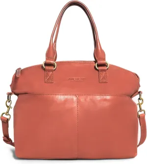 American Leather Co. Carrie Dome Satchel Crossbody Bag
