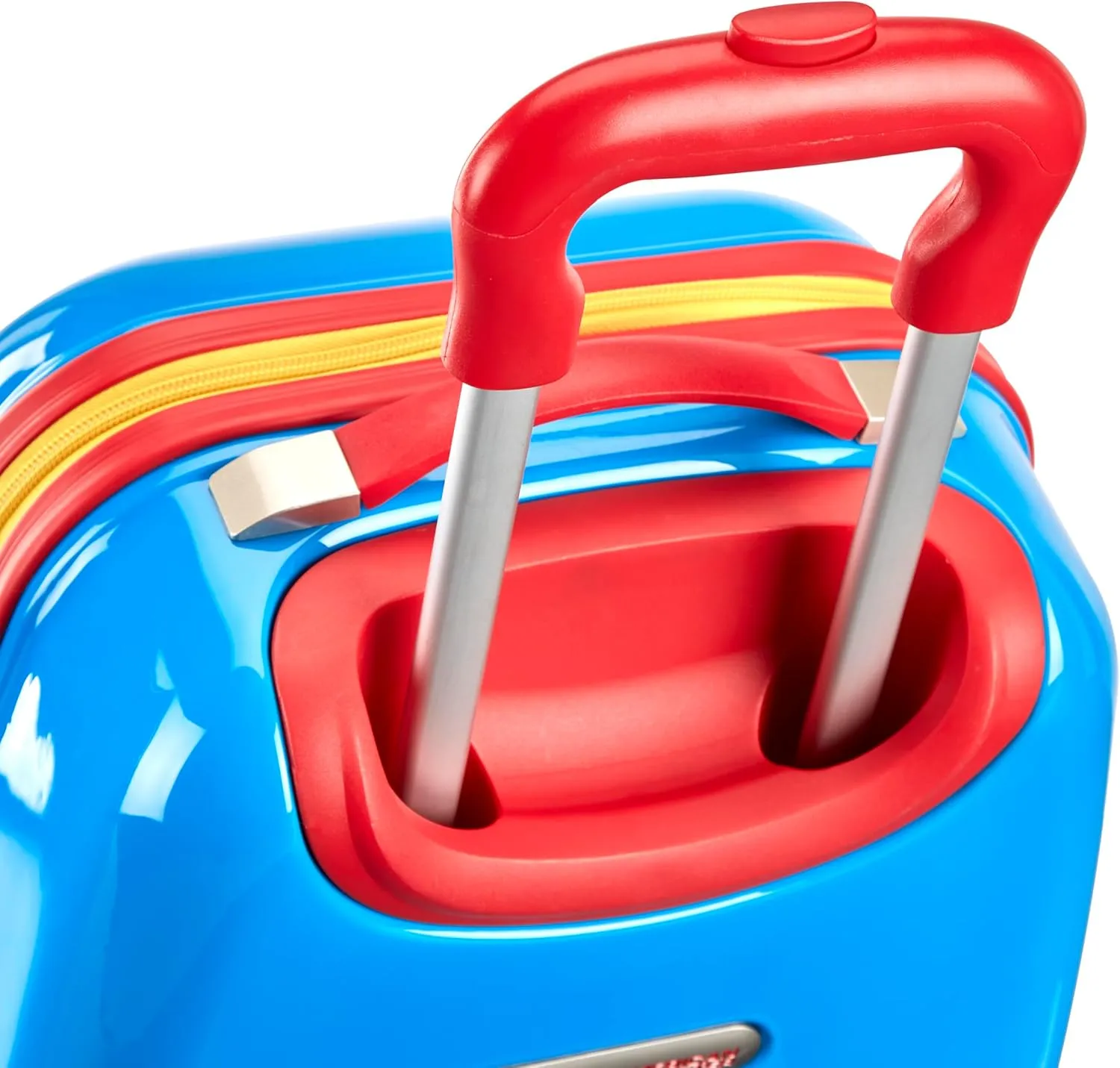 American Tourister Disney Mickey Mouse Kids Carry-On Luggage, Hardside With Single Spinner Wheels