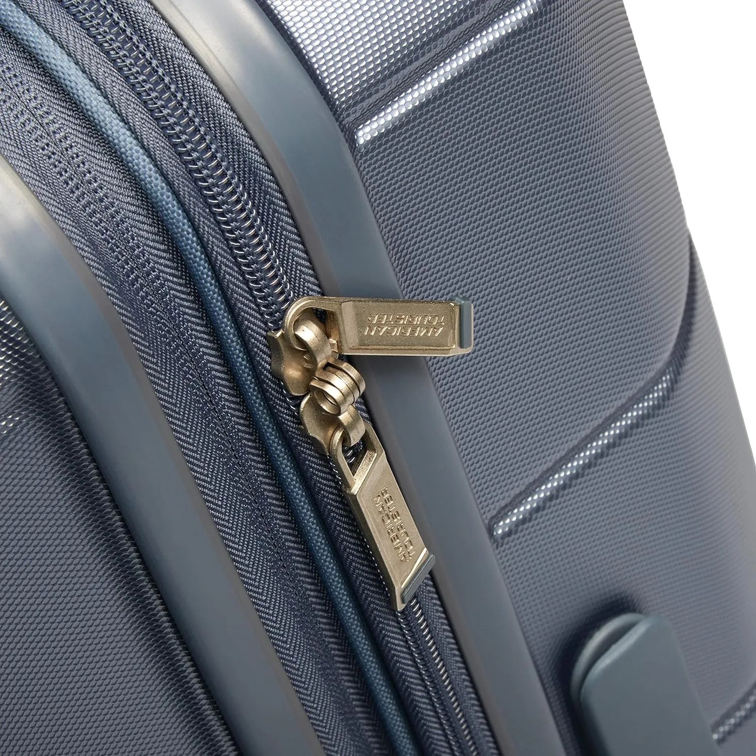 American Tourister Stratum 2.0 Expandable Hardside Luggage with Spinner Wheels, 24" SPINNER, Slate Blue