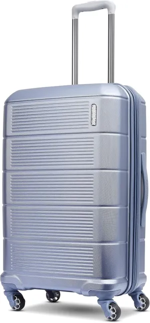 American Tourister Stratum 2.0 Expandable Hardside Luggage with Spinner Wheels, 24" SPINNER, Slate Blue