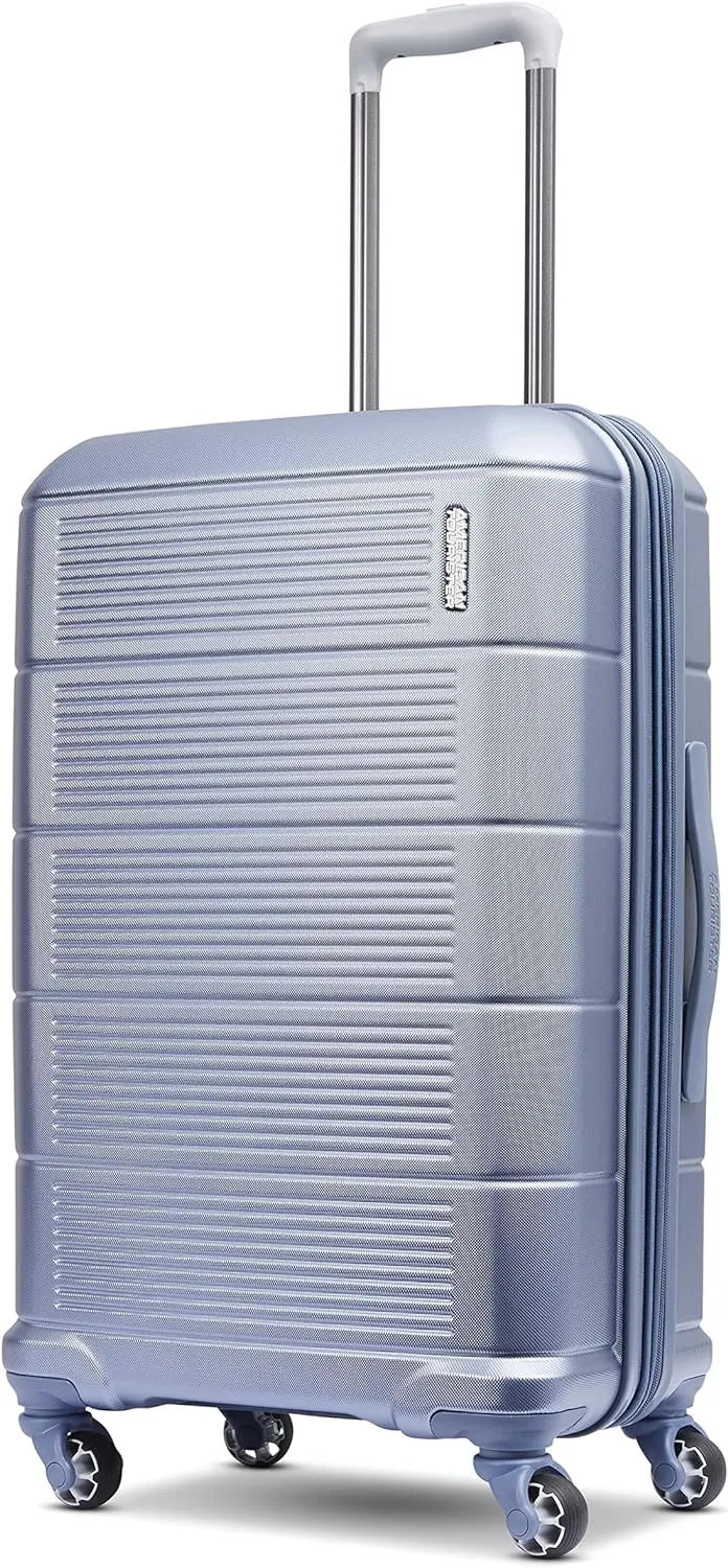 American Tourister Stratum 2.0 Expandable Hardside Luggage with Spinner Wheels, 24" SPINNER, Slate Blue