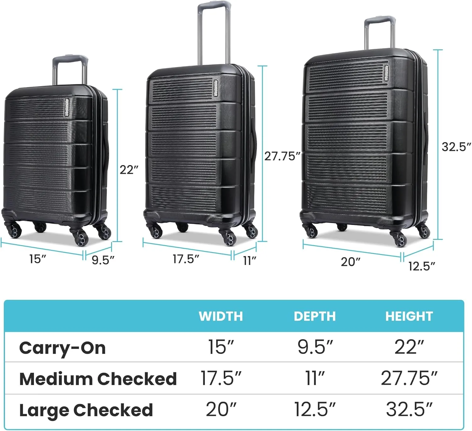 American Tourister Stratum 2.0 Expandable Hardside Luggage with Spinner Wheels, 24" SPINNER, Soft Coral