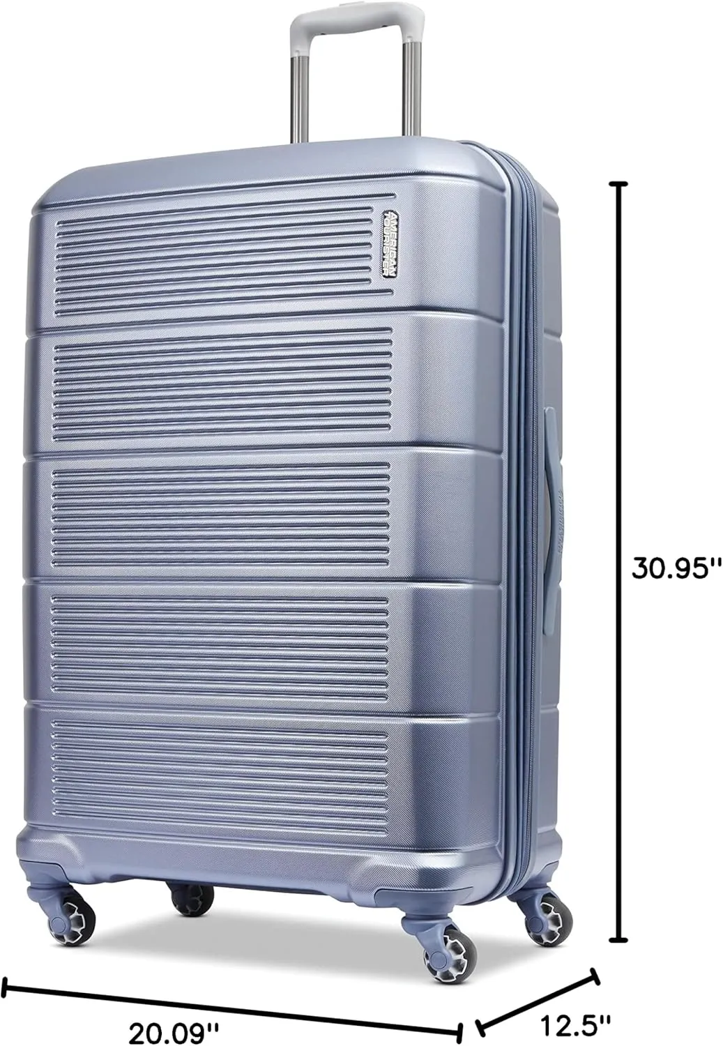 American Tourister Stratum 2.0 Expandable Hardside Luggage with Spinner Wheels, 28" SPINNER, Slate Blue