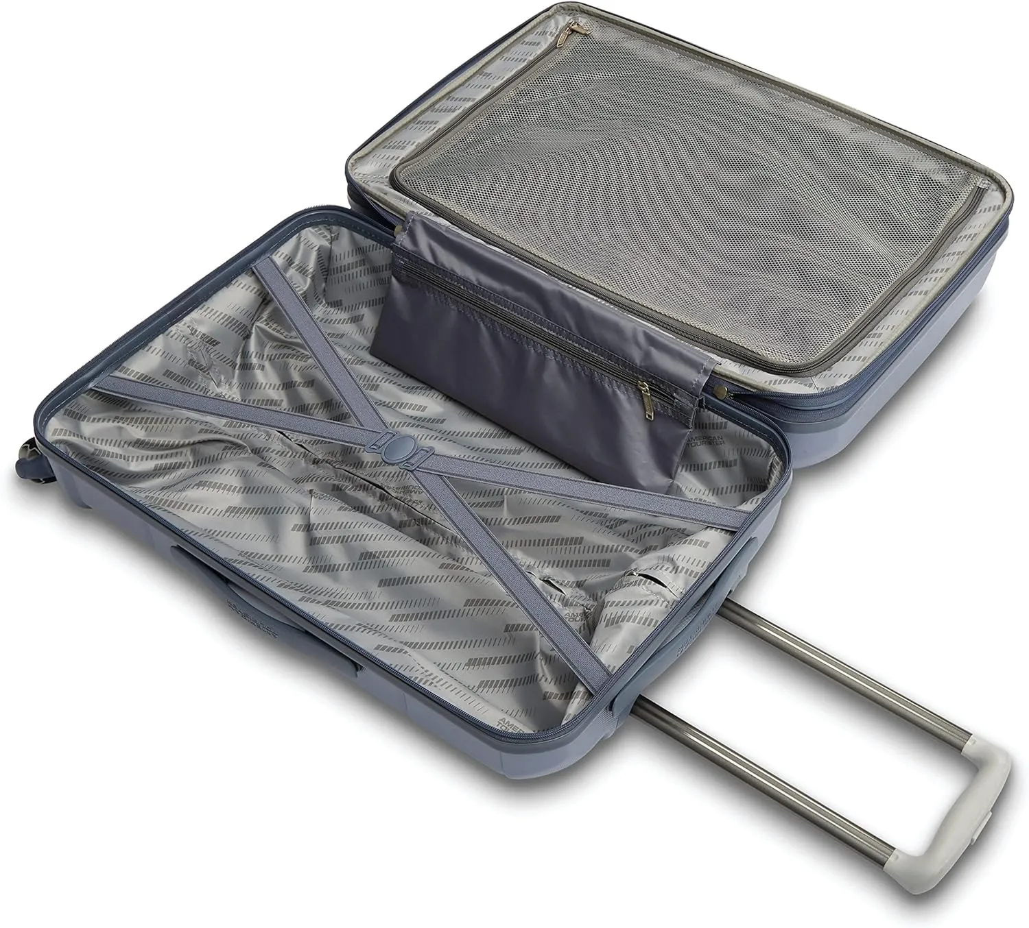 American Tourister Stratum 2.0 Expandable Hardside Luggage with Spinner Wheels, 28" SPINNER, Slate Blue