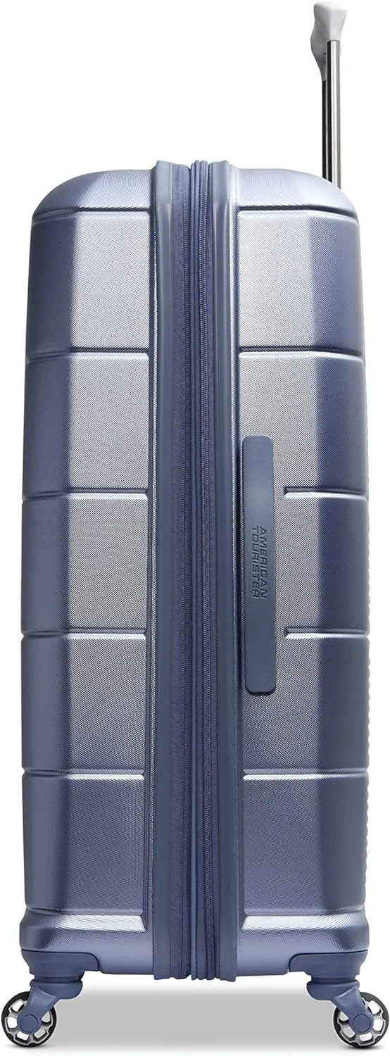 American Tourister Stratum 2.0 Expandable Hardside Luggage with Spinner Wheels, 28" SPINNER, Slate Blue
