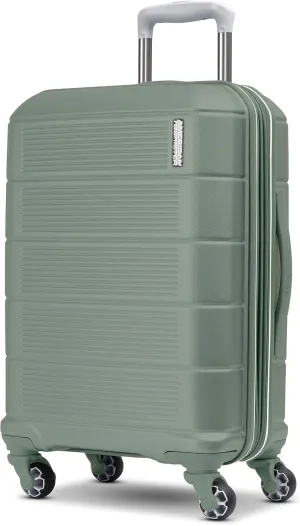 American Tourister Stratum 2.0 Expandable Hardside Luggage with Spinner Wheels, Carry-On, Jade Green