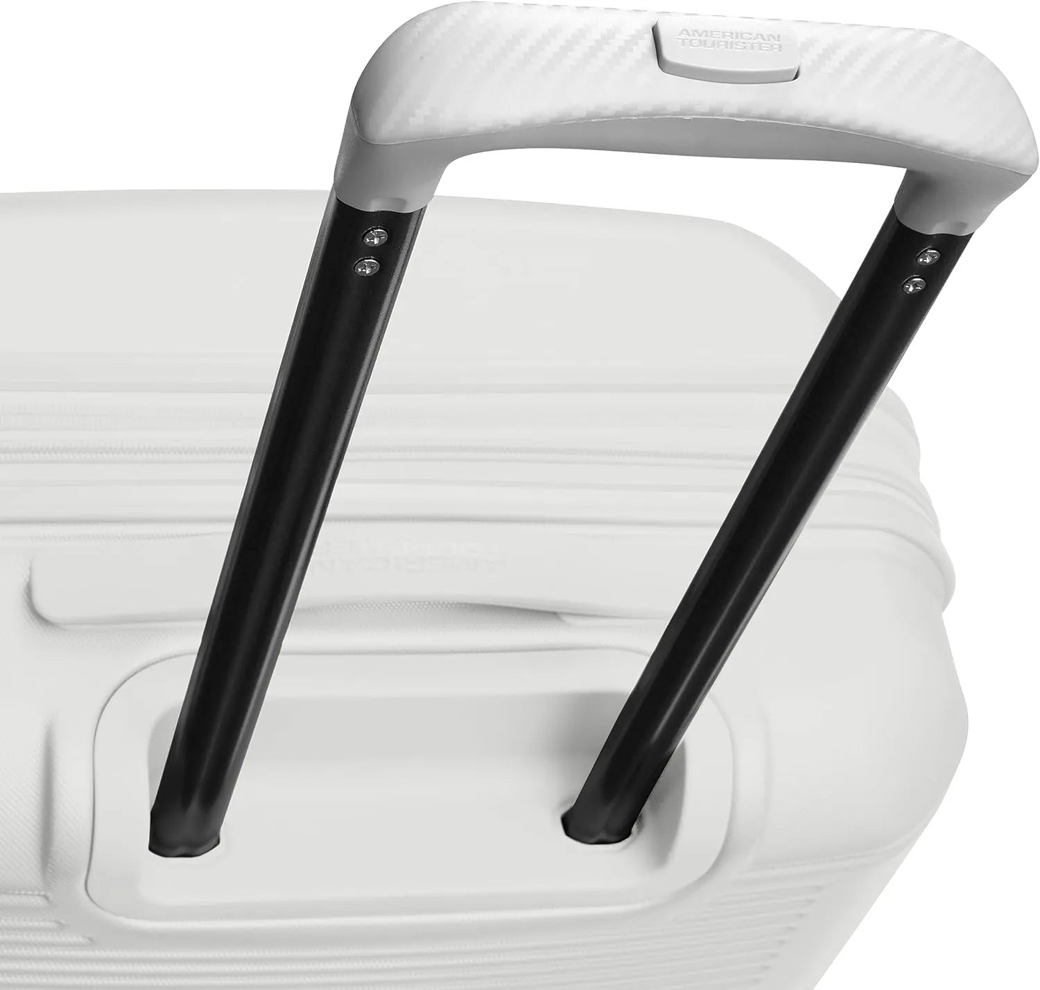 American Tourister Stratum 2.0 Expandable Hardside Luggage with Spinner Wheels, Carry-On, White