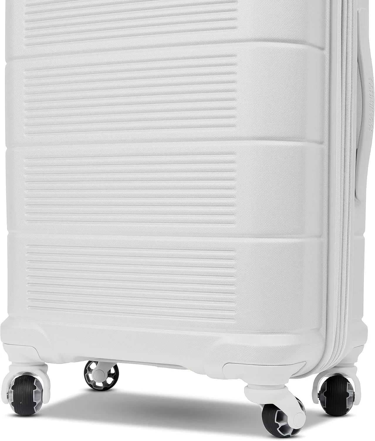 American Tourister Stratum 2.0 Expandable Hardside Luggage with Spinner Wheels, Carry-On, White
