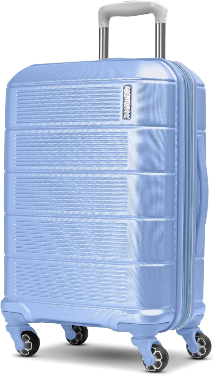 American Tourister Stratum 2.0 Expandable Hardside Luggage with Spinner Wheels, Cornflower Blue, Carry-on