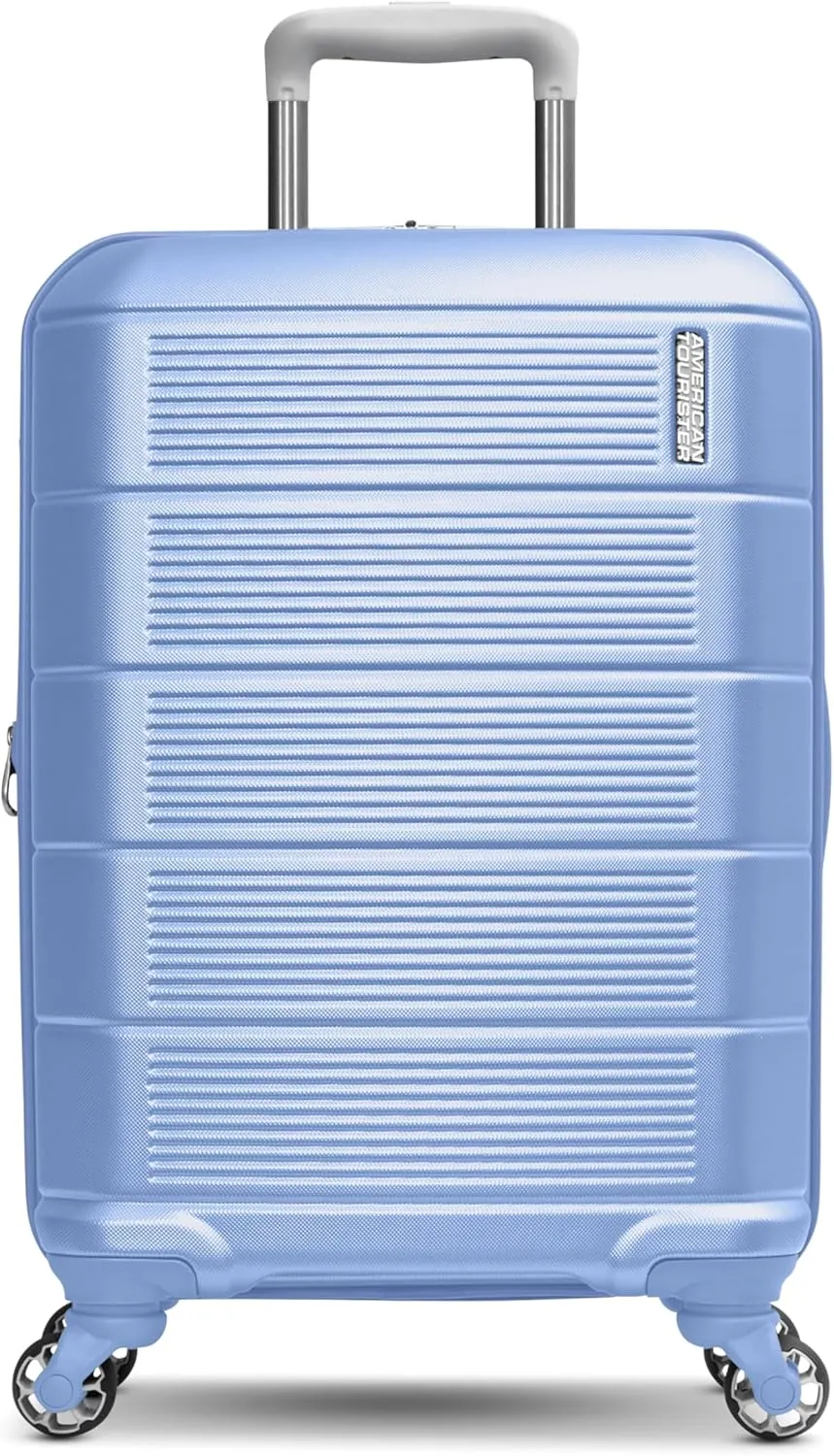 American Tourister Stratum 2.0 Expandable Hardside Luggage with Spinner Wheels, Cornflower Blue, Carry-on