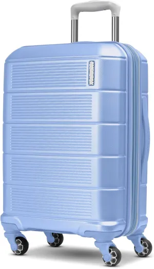 American Tourister Stratum 2.0 Expandable Hardside Luggage with Spinner Wheels, Cornflower Blue, Carry-on