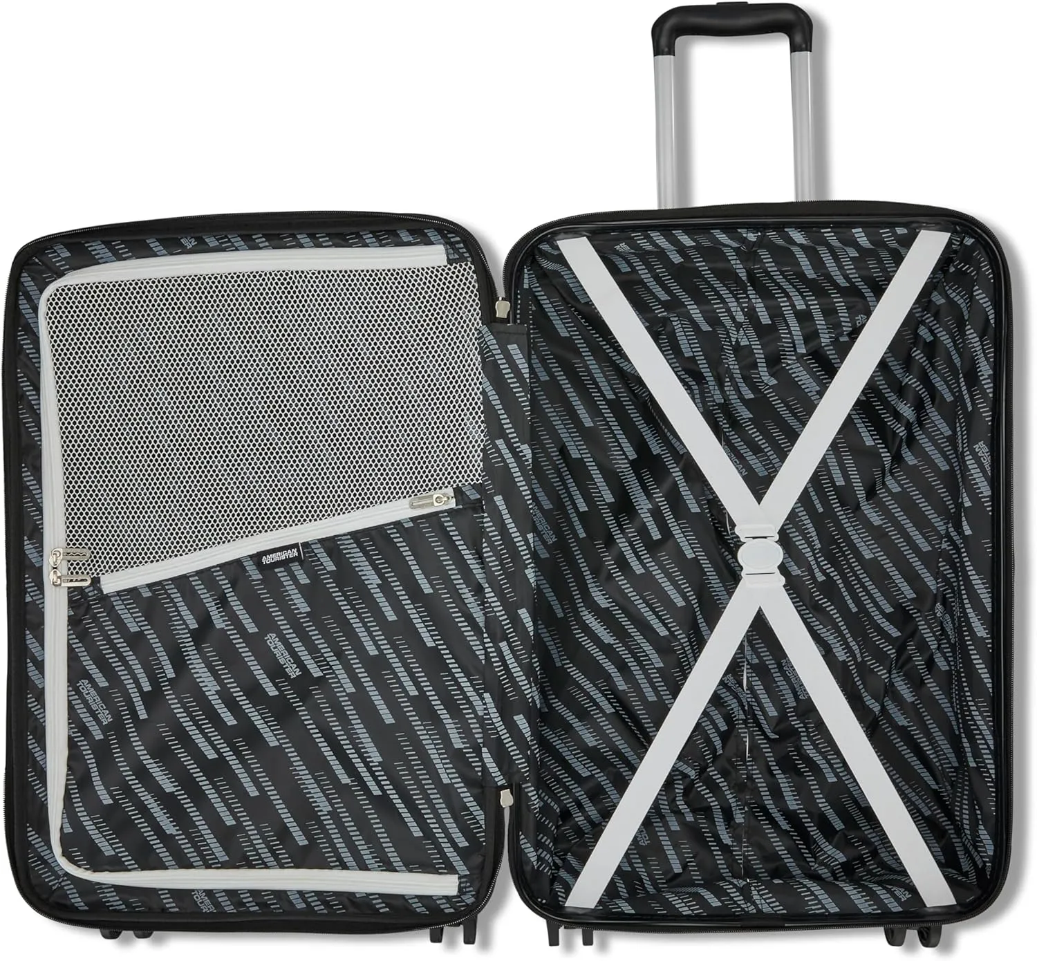 American Tourister Westridge Hardshell Luggage Set - 2 Piece Set - 20/28" Carry-On & Large Checked Luggage Set with Spinner Wheels - Expandable Hard Suitcases for Travel - Hard ABS Shell - Purple Haze