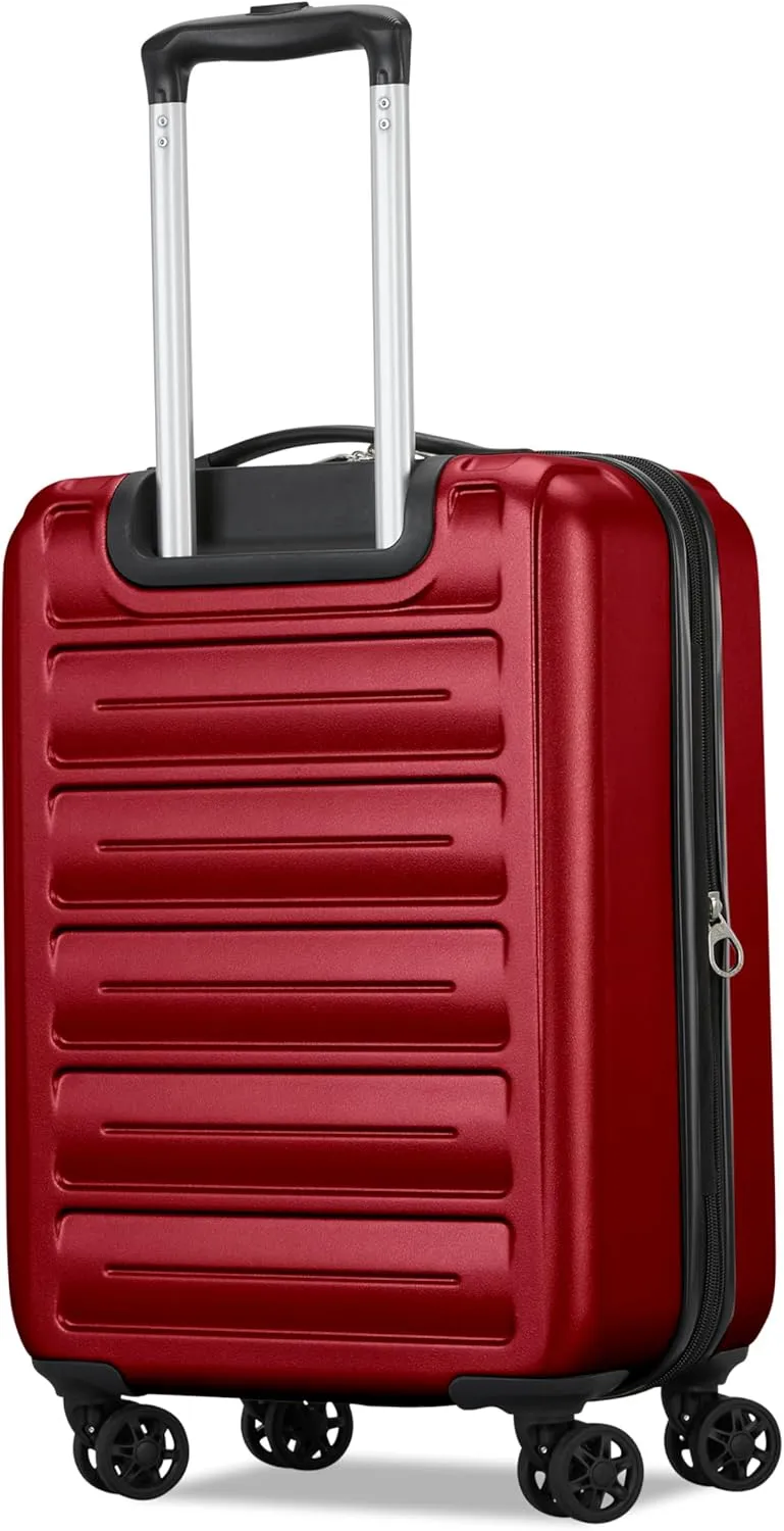 American Tourister Westridge Hardside Luggage Set with Spinner Wheels, Dusk Purple, Carry-On