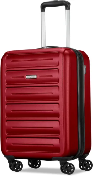 American Tourister Westridge Hardside Luggage Set with Spinner Wheels, Dusk Purple, Carry-On