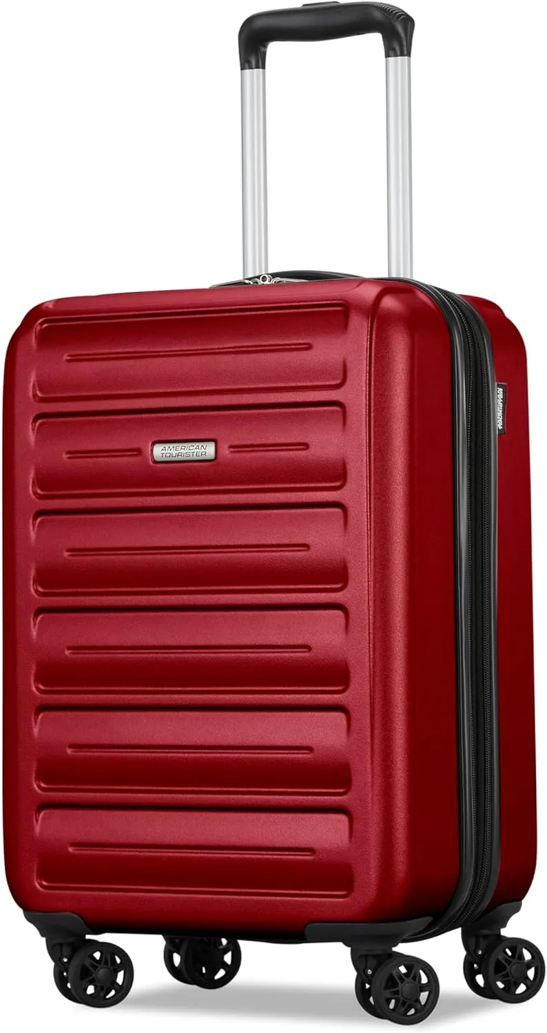 American Tourister Westridge Hardside Luggage Set with Spinner Wheels, Dusk Purple, Carry-On