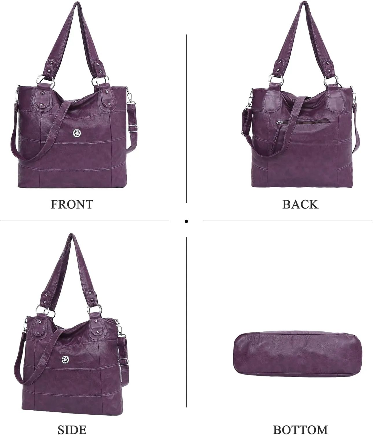 Angel Kiss Hobo Purses for Women Multi-Color Striped Lattice Cross Body Shoulder Purse Bag Tote Handbag