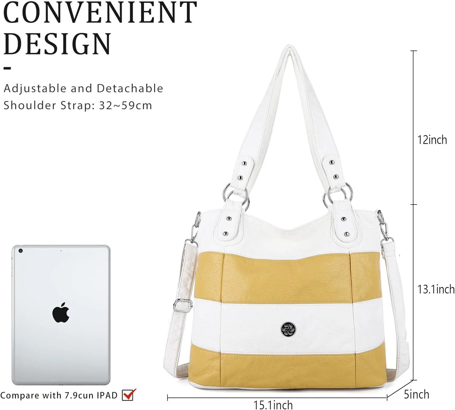 Angel Kiss Hobo Purses for Women Multi-Color Striped Lattice Cross Body Shoulder Purse Bag Tote Handbag
