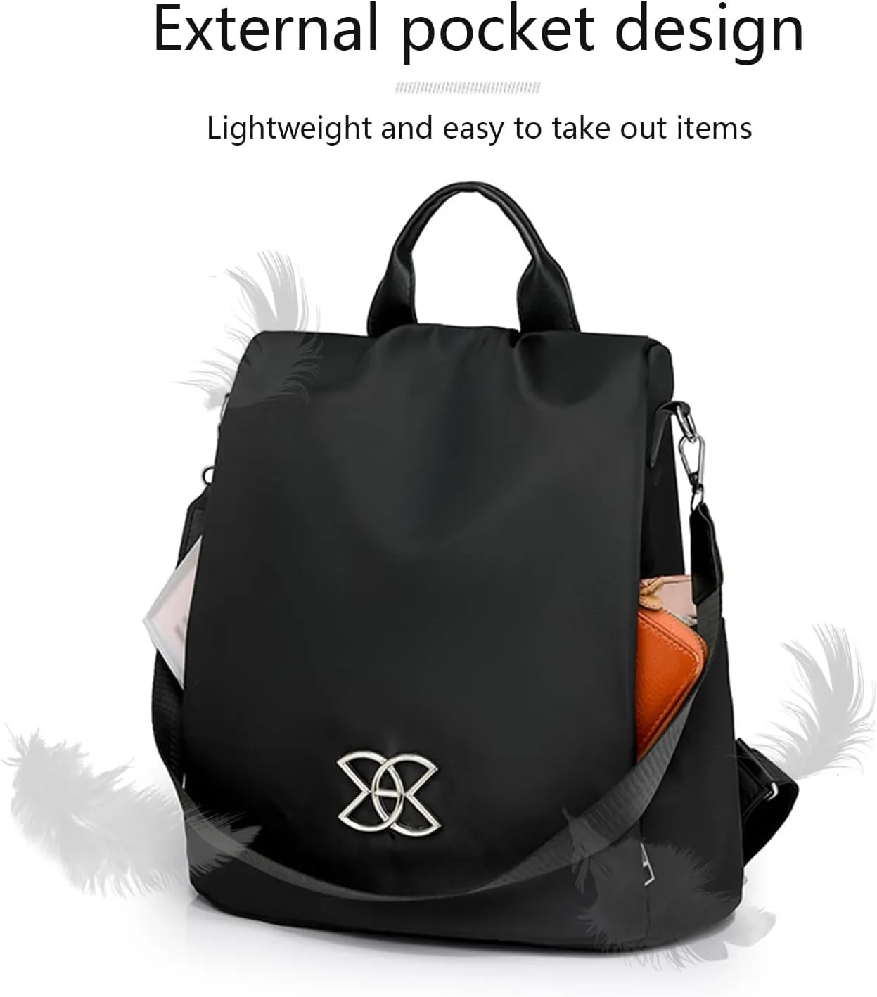 Anti-Theft Large Capacity Backpack, Leisure Shoulder Bag for Women, Anti-Theft Multipurpose Large Capacity Backpack (Multicolor)