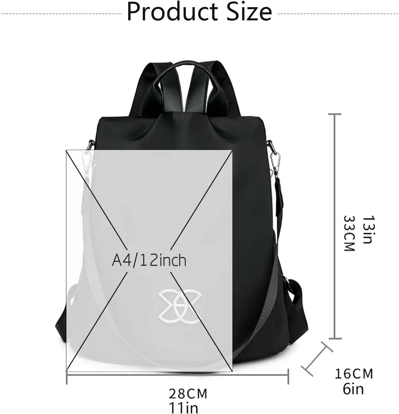 Anti-Theft Large Capacity Backpack, Leisure Shoulder Bag for Women, Anti-Theft Multipurpose Large Capacity Backpack (Multicolor)