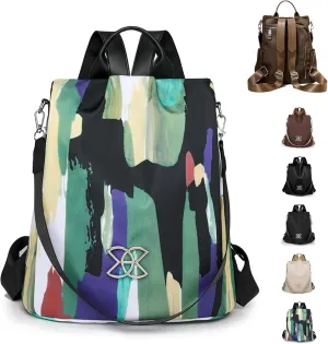 Anti-Theft Large Capacity Backpack, Leisure Shoulder Bag for Women, Anti-Theft Multipurpose Large Capacity Backpack (Multicolor)