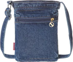 AOCINA Small Denim Purse Blue Jean Purse Shoulder Bag Denim Crossbody Bags for Women