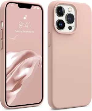 AOTESIER Magnetic for iPhone 13 Pro Phone Case, [Compatible with MagSafe][Military Shockproof Protection] Silicone Case with Soft Microfiber Lining, Camera & Screen Protection 6.1 inch, Pink