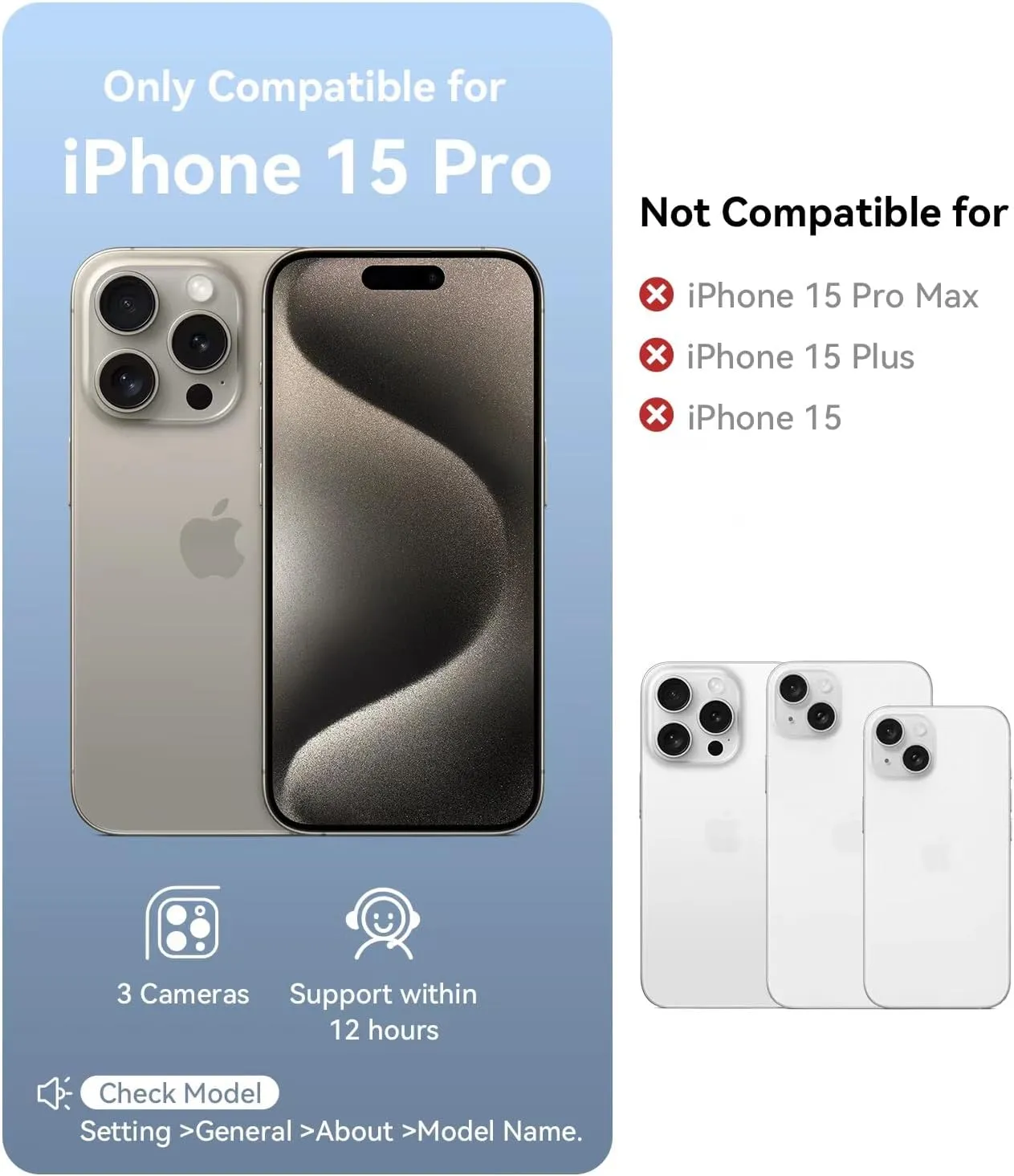 AOTESIER Magnetic for iPhone 15 Pro Case, [Compatible with Magsafe] [Food Grade Silicone] Upgraded Camera & Screen Protection Phone Case with [2 Screen Protectors], 6.1 inch, White