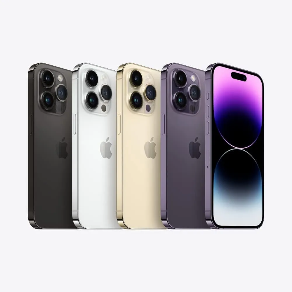 Apple iPhone 14 Pro, 128GB, Gold for AT&T (Renewed)