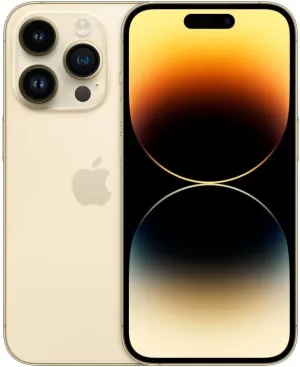 Apple iPhone 14 Pro, 128GB, Gold for AT&T (Renewed)